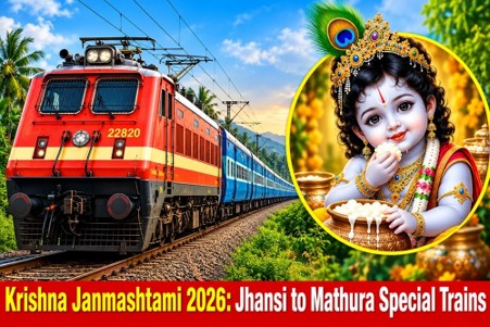 Janmashtami 2026 Special Trains: Jhansi to Mathura Train Schedule, Route and Travel Guide